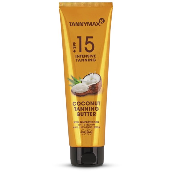 Crema bronceadora base coco SPF 15