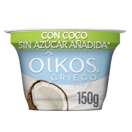 Yogurt griego Oikos sin azúcar añadida deslactosado coco 150 g