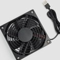 thumbnail image 4 of MOKKHNB Ventilador De Gabinete Para Computadora Color Negro Con Enfriamiento Y Operación Silenciosa, 4 of 8