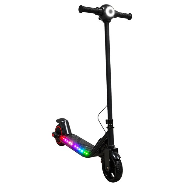 Scooter Eléctrico para Niños con Luces LED Batería de 24V 15 km/h Freno Eléctrico Ruedas de Goma