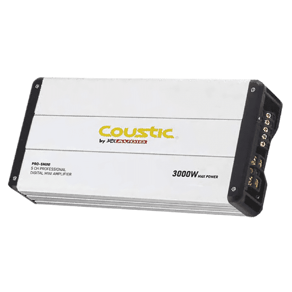 Mini Amplificador Digital 5 Canales Coustic PRO-5MINI 3000 Watts Clase D Coustic PRO-5MINI