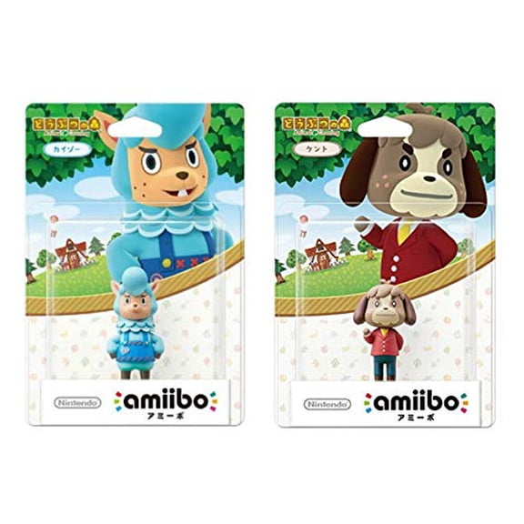 Set de 2 figuras Amiibo de Animal Crossing Cyrus y Digby para Switch