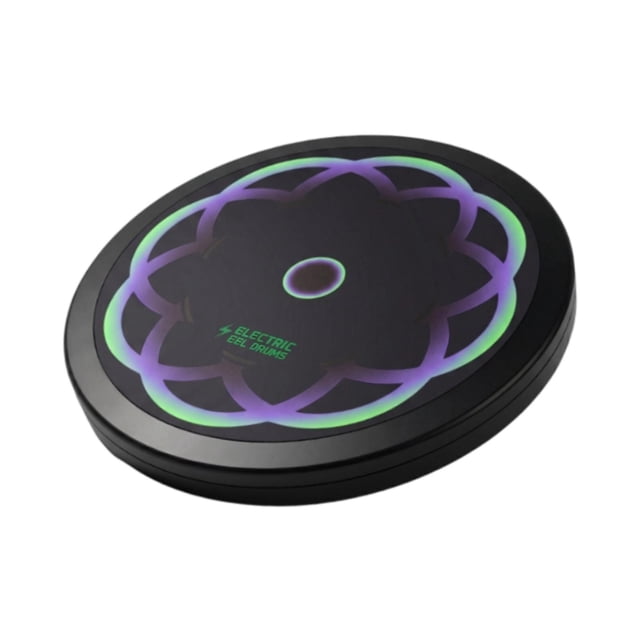 Almohadilla de práctica de batería profesional para camping, hogar e interiores, antideslizante, 30 cm (12 pulgadas) Verde