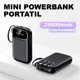 thumbnail image 2 of Mini Power Bank Genérico PB20000 Portátil Negro 20000mAh 4 Cables USB Tipo Clet LED, 2 of 4