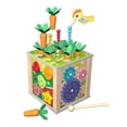 thumbnail image 1 of juguetes montessori,juguetes montessori 6 en 1 juguetes de madera montessori,juguetes de los niños juguetes de madera cofre del tesoro,juguetes que combinan la forma juguetes sensoriales de la, 1 of 9