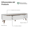 thumbnail image 4 of Mueble Mesa para TV Madesa Reims hasta 80' Blanco, 4 of 11