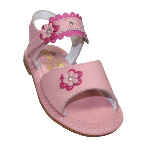 SANDALIA CASUAL KINDER NIÑA ROSA PIEL 6646