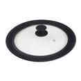 thumbnail image 2 of Tapa universal para ollas, sartenes y sartenes de vidrio templado resistente al calor. 28 a 30 a 32CM, 2 of 9