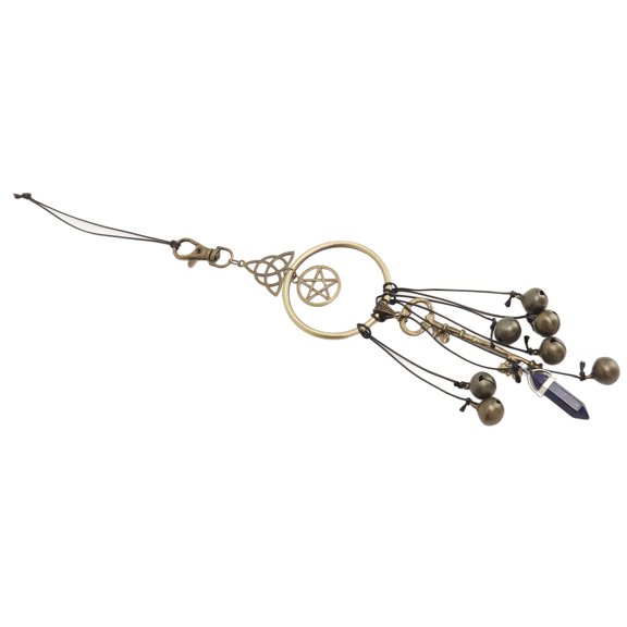 Decoración De Campanas De Bruja, Campanas De Brujería De Descompresión Que Cuelgan Exquisitas Llaves Mágicas Antiguas De Metal Para Puerta Para Interior