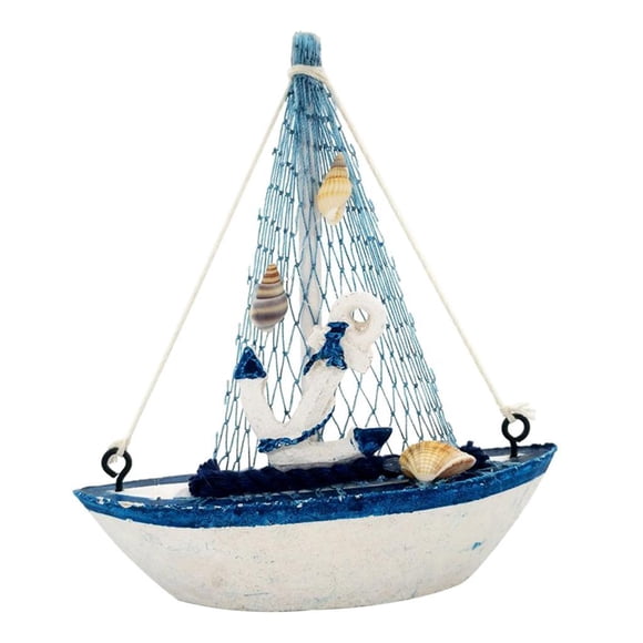 Kits de maquetas de barcos de madera para armar: Barcos de vela clásicos de madera a escala para el hogar y el comedor. Ancla del barco