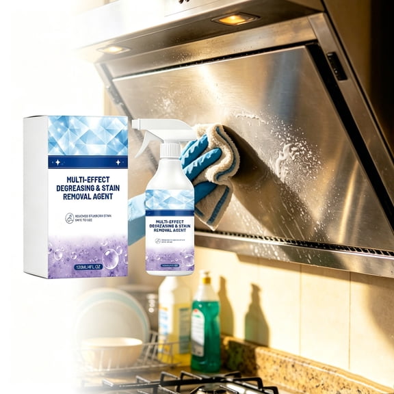 Limpiador Multiefecto para La Grasa de Cocina: Descontaminación Suave para Campana Extractora, Estufa y Utensilios de Cocina.