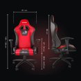 thumbnail image 4 of Silla Gamer NEXTEP NE-460R Ergonomica Reclinable Dragon XT Racing Rojo, 4 of 4