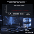 thumbnail image 3 of Computadora Escritorio Completa Xtreme PC Gaming AMD Radeon Vega Renoir Ryzen 7 5700G 16GB SSD 1TB Monitor Curvo 23.8 100Hz WIFI White juegos casuales, trabajo y estudio, 3 of 5
