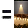 thumbnail image 1 of Luces solares para exteriores, lámpara de pared para el hogar, diseño de jardín, balcón, patio, decoración de pared, 1 of 6