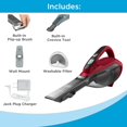 thumbnail image 2 of BLACK+DECKER Aspirador de Mano de Litio HLVA315J22, Chili Red/ 2 Amp Hour, 1, 1, 2 of 5