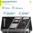 thumbnail image 3 of Freidora Electrica De Aceite Doble Industrial 3400w Onof Color Plateado Frecuencia 50/60 Hz, 3 of 6