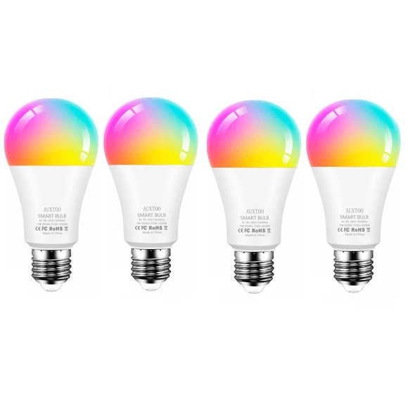 Focos Led Inteligentes Wifi Control Remoto 4 Pcs