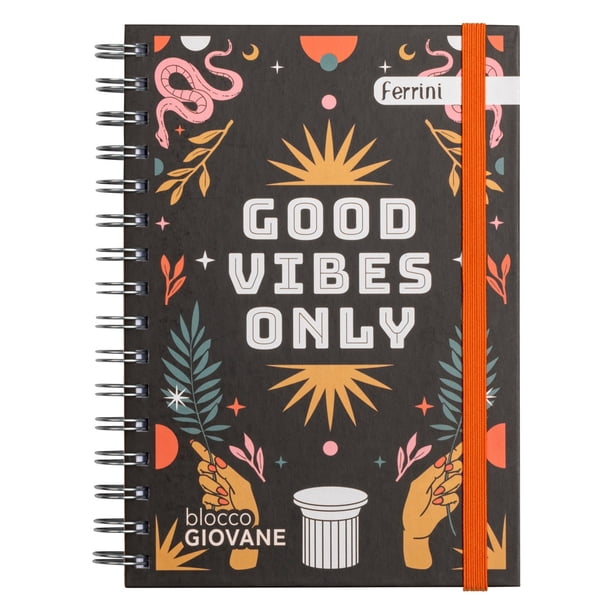 Agenda Premium Pasta Dura Italiana Ferrini Blocco Giovanni Good Vibe