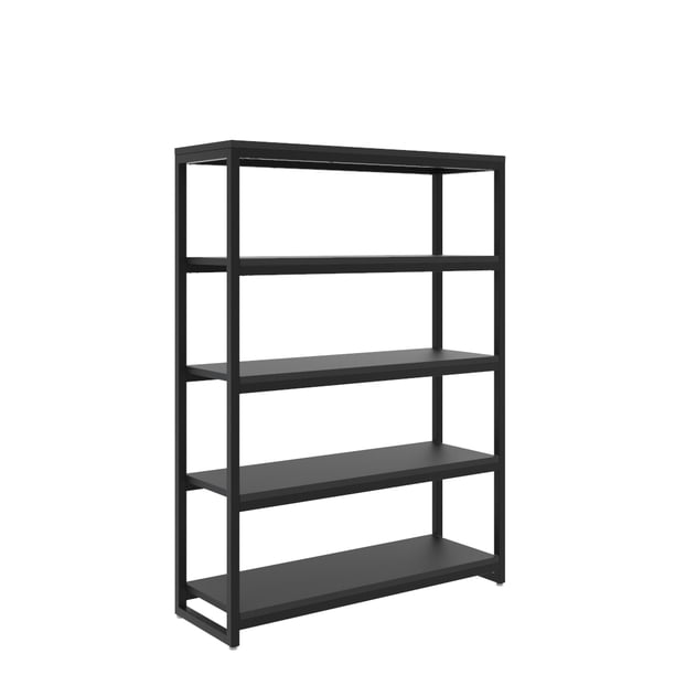 Librero CUBIK 120 h164 Negro-Negro