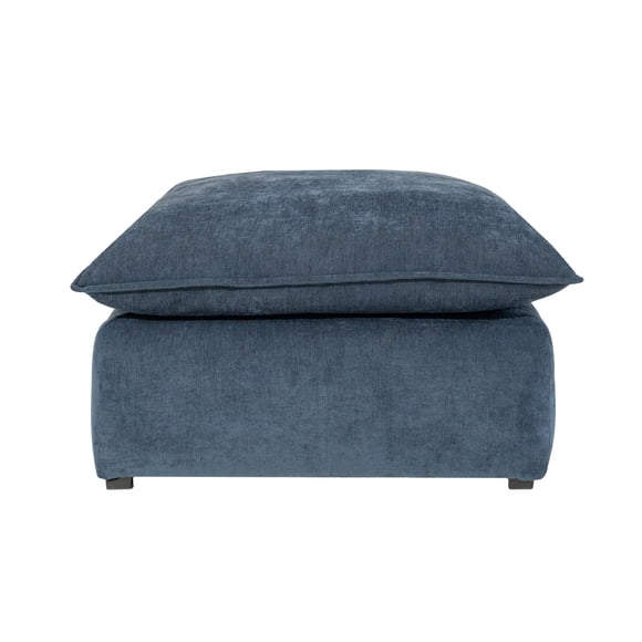 Taburete Puff Nabu Azul Marino Kessa Muebles