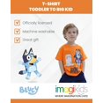 thumbnail image 3 of Camiseta Bluey Bingo Halloween para niños pequeños y niñas, naranja 5T, 3 of 6
