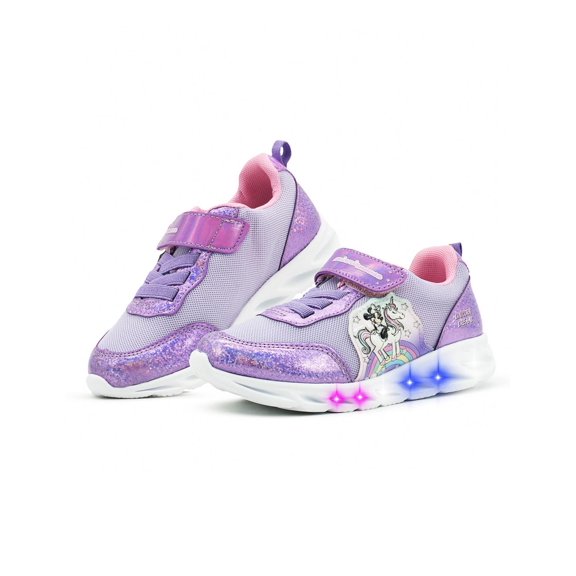 Tenis Luces Tropicana para Niña Disney® Minnie Mouse Unicornio 15-21.5 Lavanda 19.5