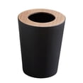 thumbnail image 4 of Botes de basura para interiores, botes de basura redondos sin tapa, botes de basura para baño, papeleras 9L Negro, 4 of 9