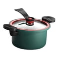 thumbnail image 3 of Olla de cocción lenta para sopa, utensilios de cocina universales para todas las estufas, olla a presión verde, 3 of 9