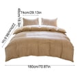 thumbnail image 3 of CaiYueKe Bedding Set Queen Size 4 Piece Duvet Cover Sheet Pillowcases Breathable Soft Microfiber All Season Hotel Bed Sheets Wrinkle Resistant Easy Care Modern Solid Color Bedroom Essentials, 3 of 7
