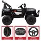 thumbnail image 4 of Camioneta Montable 93 cm Electrica para Niños Control Remoto 12v - Negro, 4 of 8