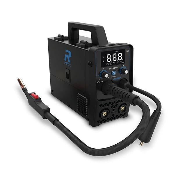 Soldadora Inversora Redbo MIG-120D, 120A. Multiproceso 3 en 1 (MIG, MMA, TIG Lift) para 127V. Para soldar con y sin gas. Portátil y con ciclo de trabajo del 60%.