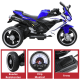 thumbnail image 4 of Moto Eléctrica Deportiva para Niños 3 Ruedas Bluetooth Dos Baterias 6V a partir de 3 Años - Gris, 4 of 8