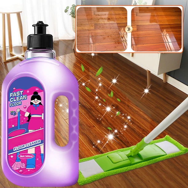 Limpiador de Pisos Líquido Mtvxesu, Fórmula de Limpieza Profunda para Manchas Difíciles, Brillo Sin Vetas, Botella de 500 Ml, Ideal para Pisos Del Hogar.