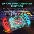 thumbnail image 3 of Mando inalámbrico compatible con Switch (modelos N-Switch, OLED y Lite); soporte para doble vibración, función de activación y control por movimiento., 3 of 6