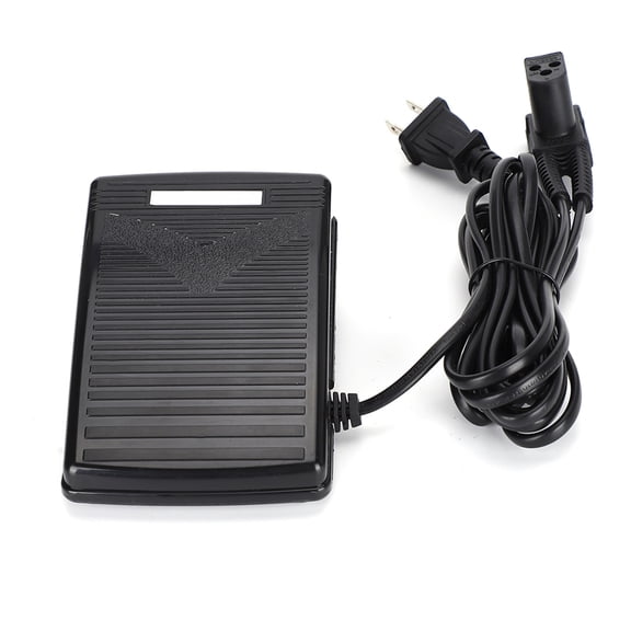 Pedal controlador de pie para máquina de coser multifuncional compatible con Singer 974