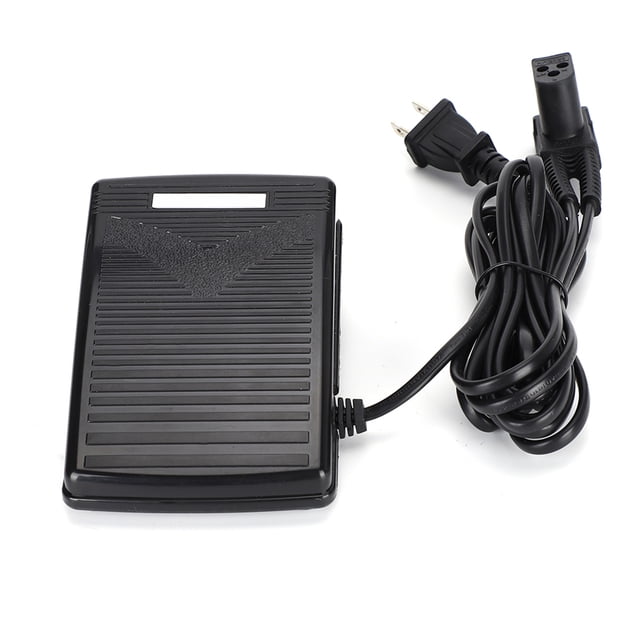 Pedal controlador de pie para máquina de coser multifuncional compatible con Singer 974