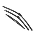 thumbnail image 1 of Conjunto de 3 piezas de limpiaparabrisas delantero y trasero de 26" 20" 14" que se adapta a Ford Edge con gancho J / U negro, 1 of 5