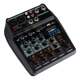 thumbnail image 1 of Audio Sonido Tarjeta Consolas de Sonido Audio Mixer Usb Bluetooth Malubero, Negro, 1 of 5