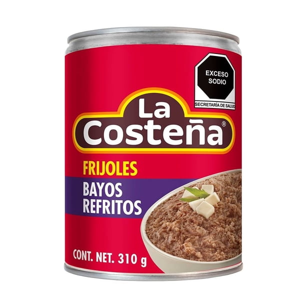 Frijoles bayos refritos La Costeña 310 g