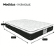 thumbnail image 2 of Colchón Individual Restonic Ortopédico Memory Foam  Elite Cooling + 2 Almohadas, 2 of 11