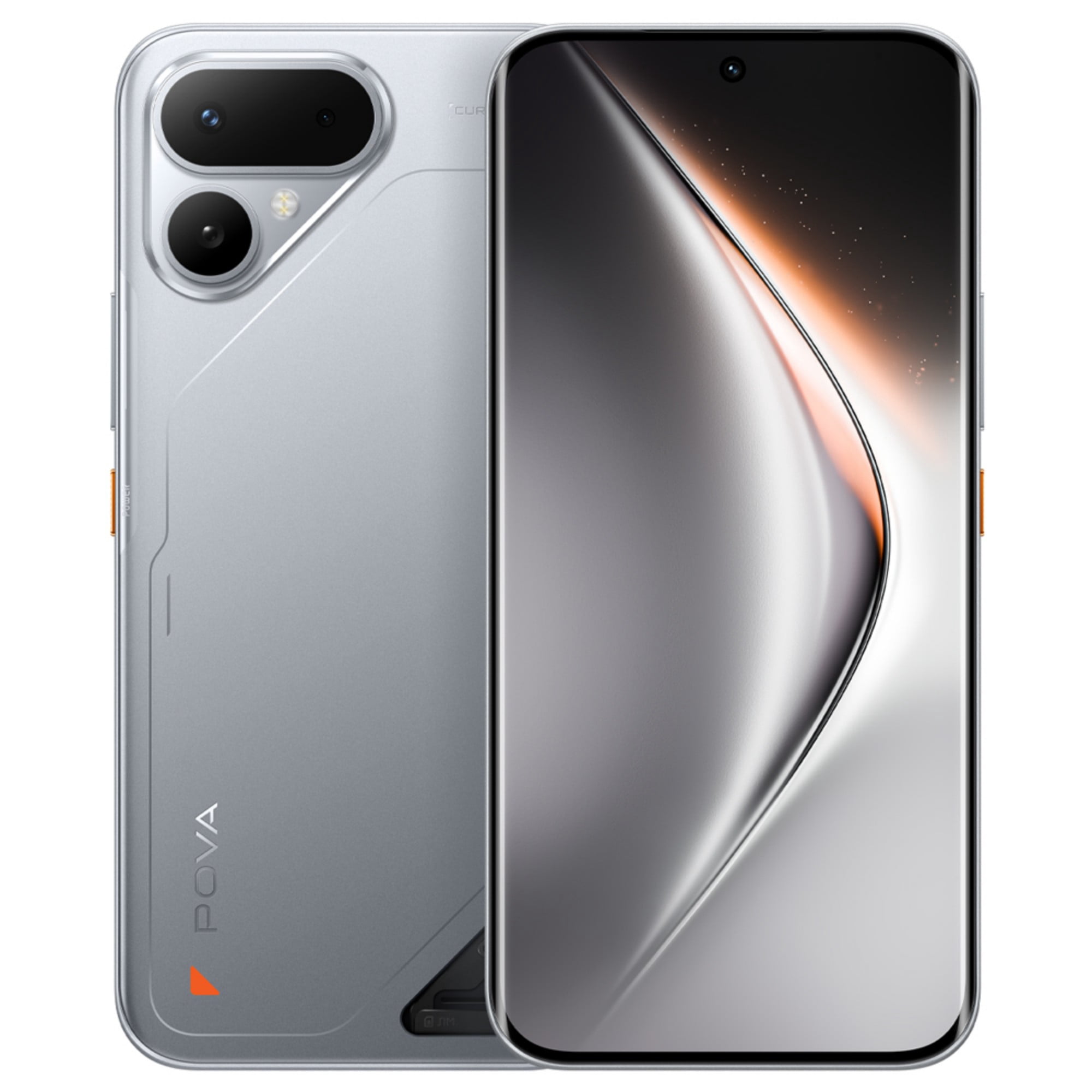 Smartphone Celular TECNO POVA Curve 2 5G Dual SIM 256GB 8GB RAM Nuevo Liberado - Plateado