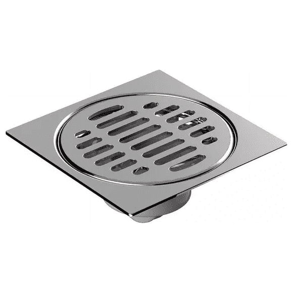 Coladera Minimalista Fleximatic 2314 10x10 Cm Check Antiolor Acero Inoxidable ABS