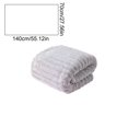 thumbnail image 3 of CaiYueKe Coral Fleece Striped Bath Towel 140x70cm Thick Soft Absorbent Quick Dry Lightweight for Couples Home Bathroom Gym Pool Beach Travel Hotel Spa Wrap Premium Polyester Fabric, 3 of 7