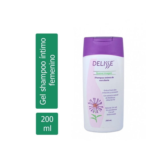 Delisse Gel Shampoo Íntimo Femenino Frasco Con 200 mL Delisse GEL