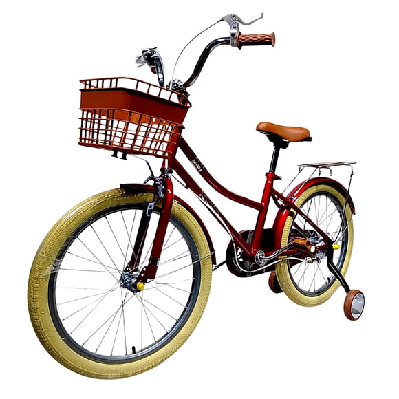 Bicicleta Urbana Infantil R-20 Canastilla Ruedas Auxiliares