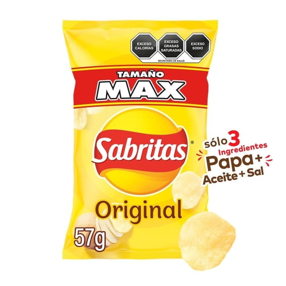 Papas fritas Sabritas sal 57 g