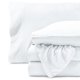 thumbnail image 1 of Juego de Sábanas de Vellón Acogedor Bare Home Vellón Polar Extra Lujoso Tamaño Queen Color Blanco, 1 of 8