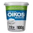 thumbnail image 1 of Yogurt Griego Oikos Selecto Natural 12g Proteína Sin Azúcar Añadida 900g, 1 of 7