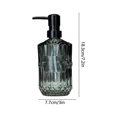thumbnail image 3 of CaiYueKe Glass Soap Dispenser with Rust Proof Pump, Refillable Kitchen Soap Dispenser for Dish Soap, Soap Dispenser Bathroom for Hand soap, Lotion, Body Wash, 3 of 7
