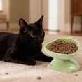 thumbnail image 5 of Plastic Cats Bowl Dog Bowl Cats Food Bowl Drinking Bowl To Cervical Vertebra Pet Bowl, 5 of 5